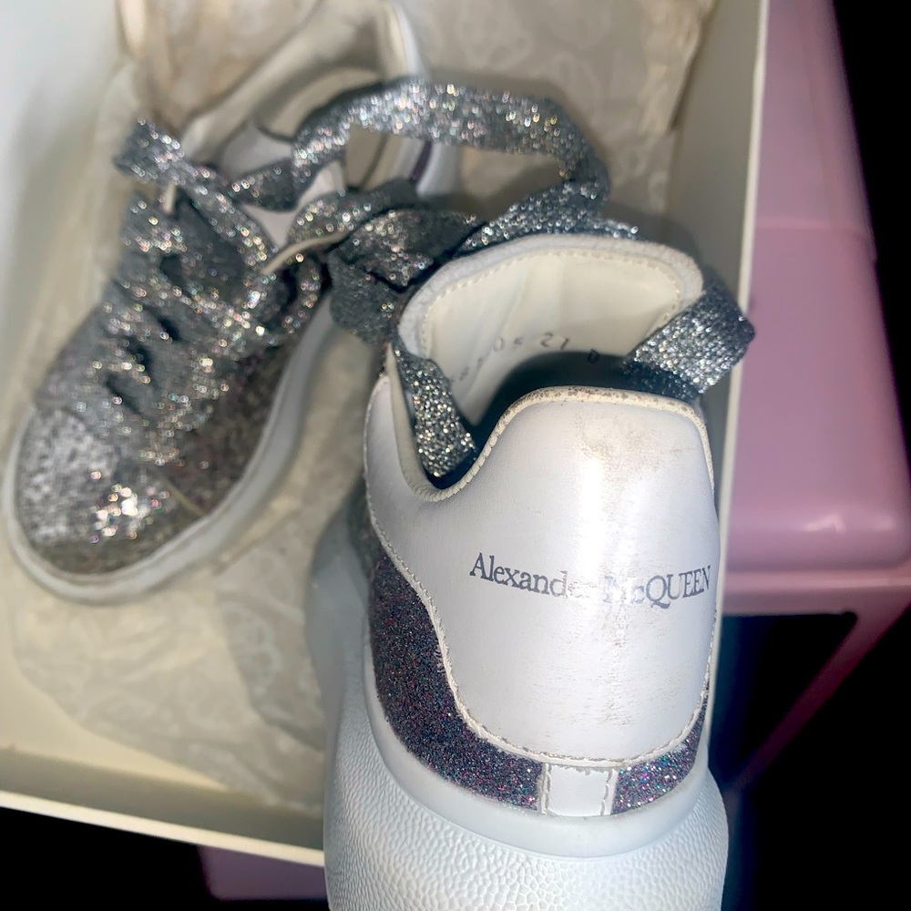 Original Alexander McQueens kids shoes with box included size 27 kids